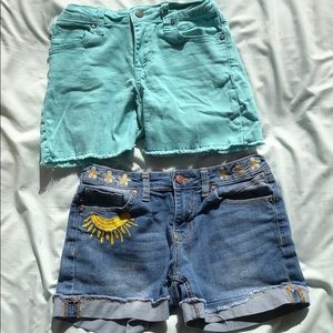 Vigoss Girls Shorts Size 14 Embroidered